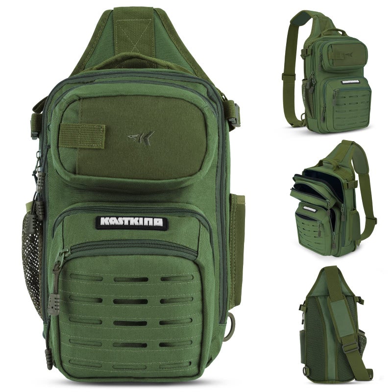 KastKing BlowBak Tactical Sling Tackle Bag-Lightweight Fishing Backpack Storge Fishing Gear and Equipment,Gift for Men - Image 2