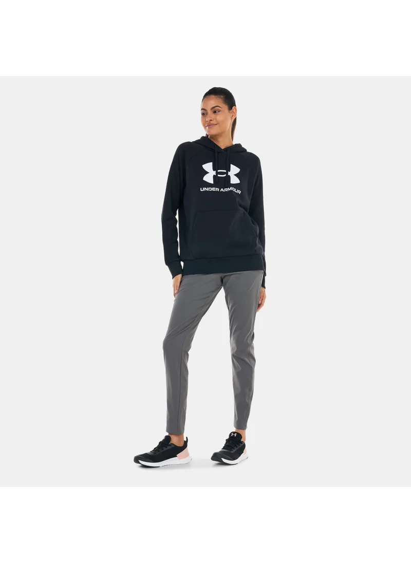 UNDER ARMOUR Women's UA Rival Fleece Big Logo Hoodie