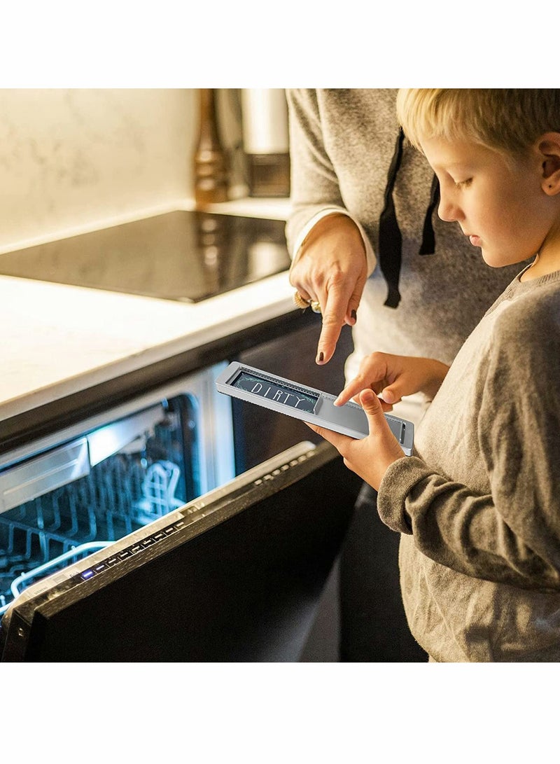 Zikra Clean Dirty Magnet With Sign Indicator Trendy Universal Kitchen Dish Washer Refrigerator Super Strong with Stickers for Organization and Storage 7" x 2" - Image 3