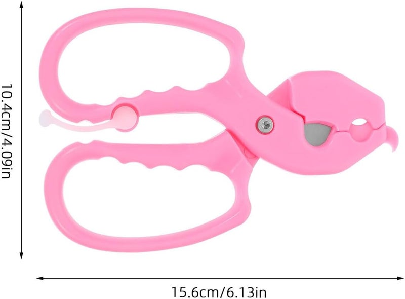 FENICAL Pruning Clippers and Floral Scissors for Rose Thorn Removal, Ergonomic Garden Hand Pruners with Spring Return, Pink Thorn Stripper Tool for Flower and Branch Trimming in Gardening - Image 2