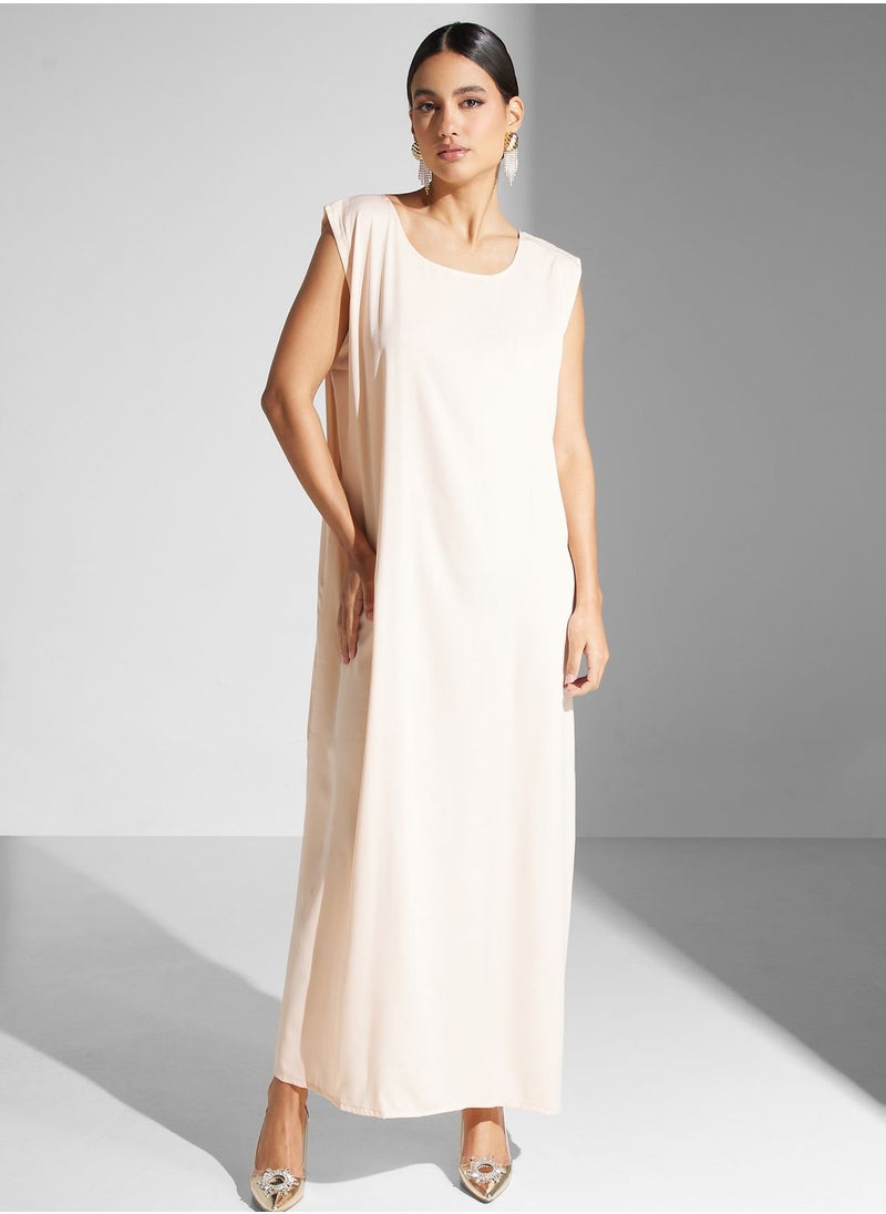 hayas closet - Embellished Front Open Abaya - Image 1