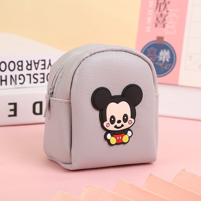 Cute Cartoon Mini Backpack Coin Purse Key Case-Mickey