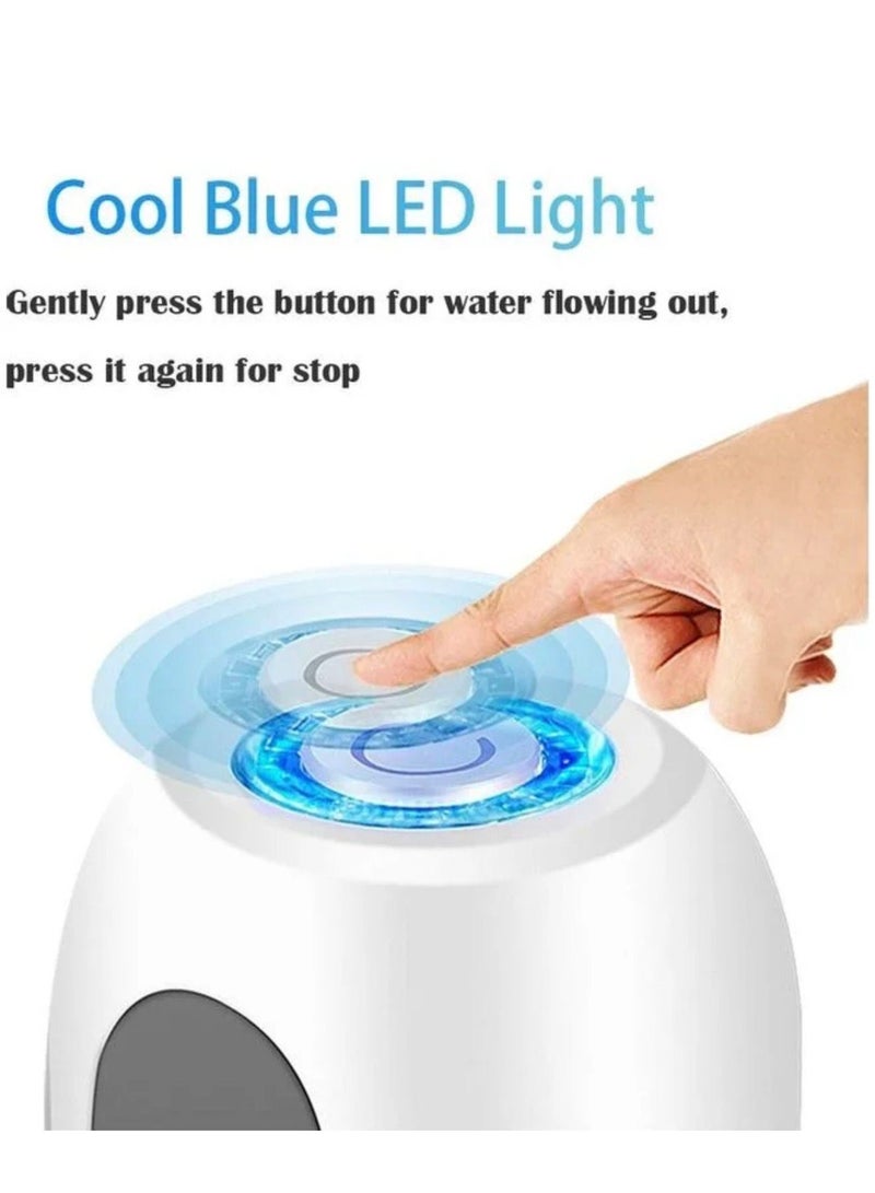 Portable automatic electric pump water dispenser with USB Charging port white black - Image 3