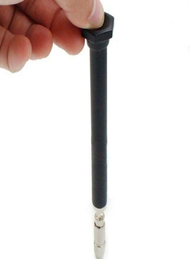 UPTODATETOOLS 185mm PCB Push Spiral Hand Drill with 1 Collets Precision Drill Tool Pin Vise and Semi-automatic Spiral Hand Drill Rotary Tool - Image 3