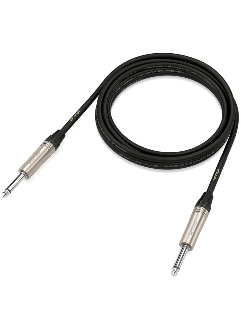 behringer Behringer Instrument Cable 3 Mtr with 1/4" TS Connectors  - Image 3
