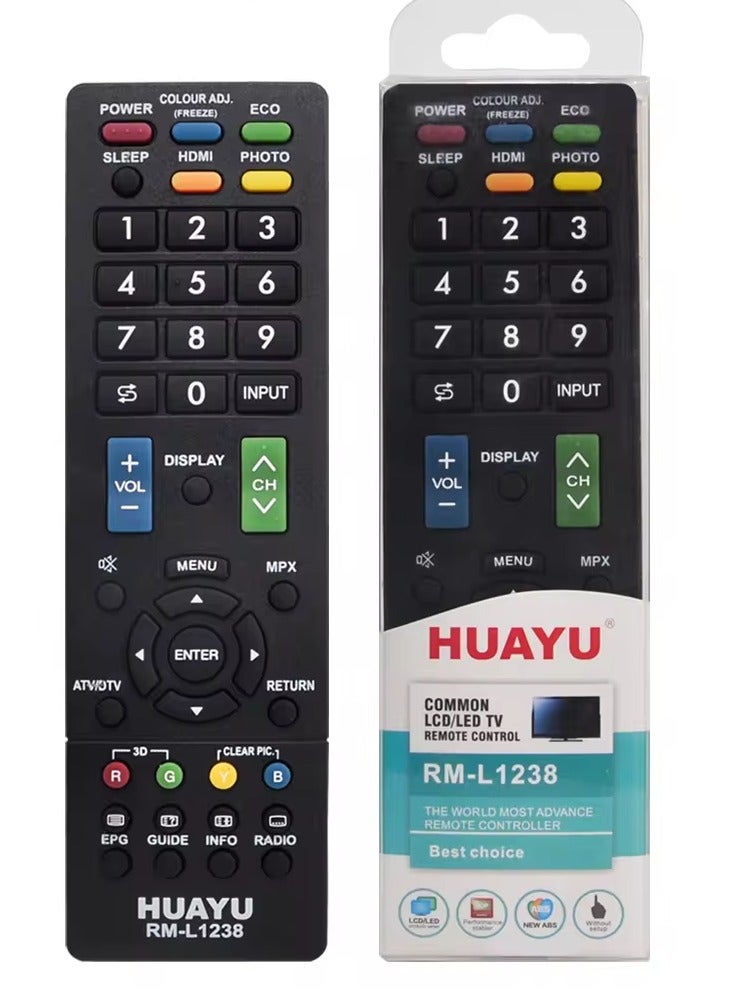 Huayu SHARP TV Remote, Replacement Remote control use for SHARP LCD/LED TV