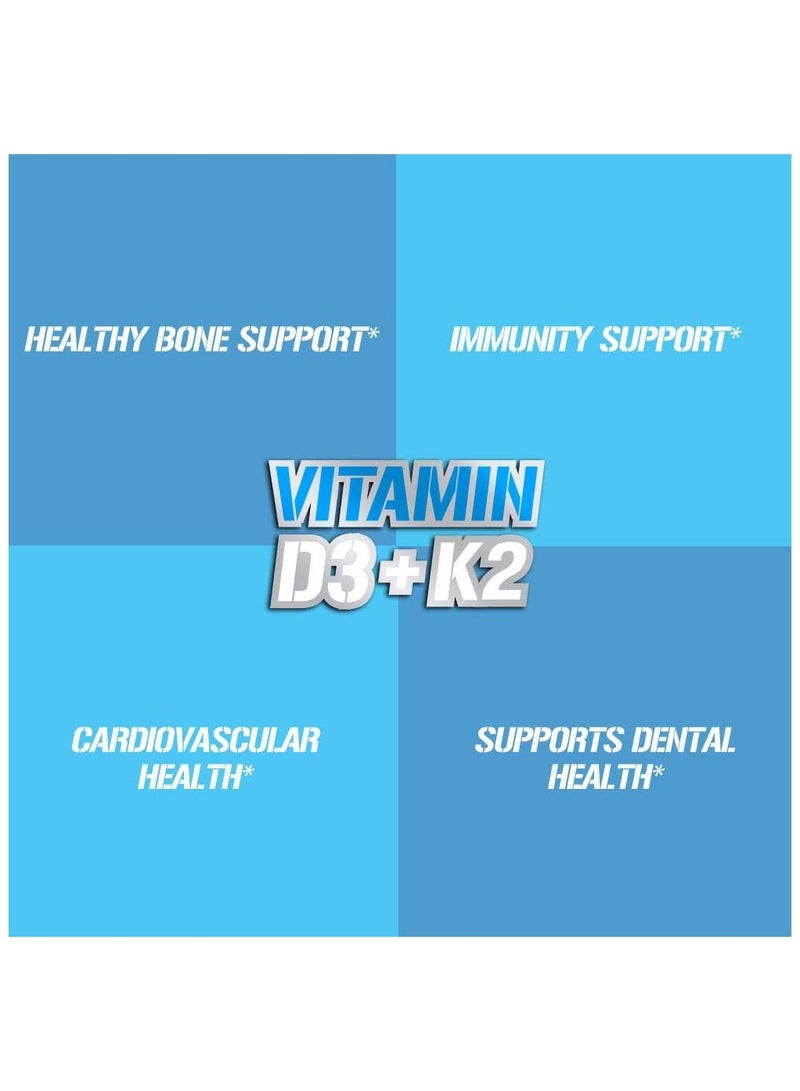EVLution Nutrition, Vitamin D3 + K2, 60 Capsules - Image 4