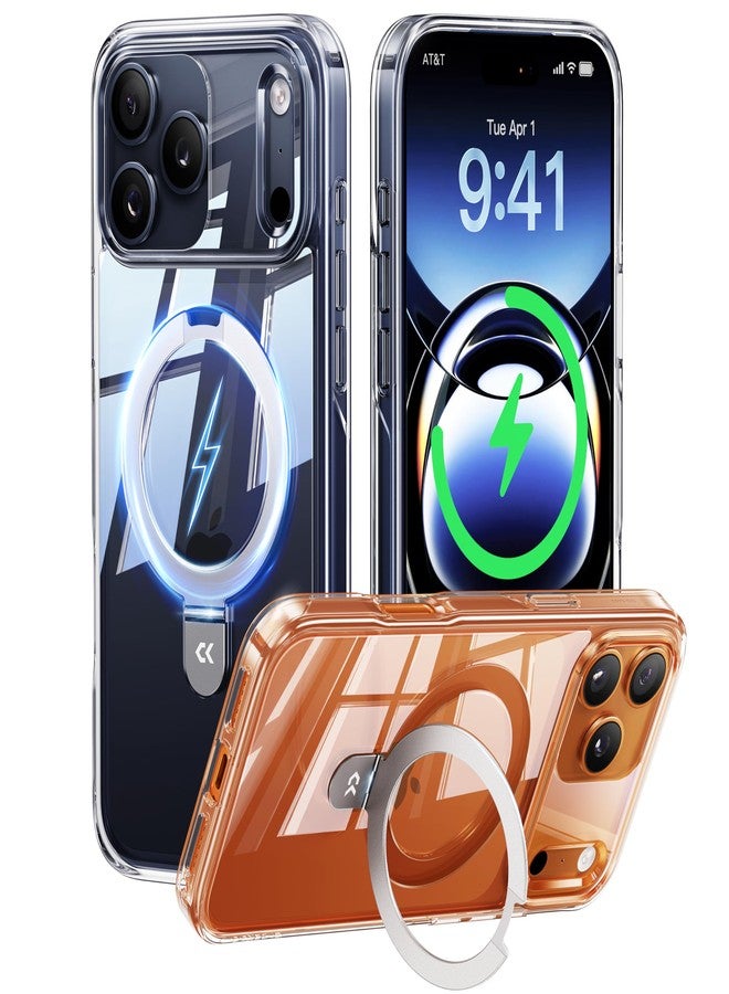 جراب CASEKOO فائق المغناطيسي لهاتف iPhone 17 Pro Max شفاف [متوافق مع MagSafe] [حماية عسكرية بطول 16 قدمًا] جراب هاتف رفيع شفاف لهاتف iPhone 17 Pro Max مقاس 6.9 بوصة، شفاف - Image 1