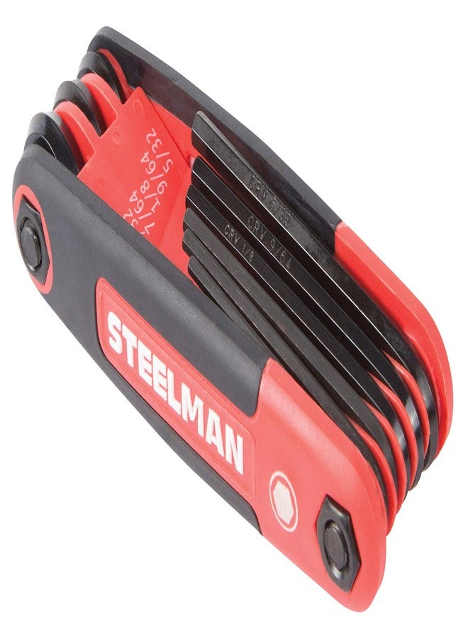 STEELMAN 41929 9-Piece Folding Hex Key Set, Standard (SAE-Inch) - Image 3