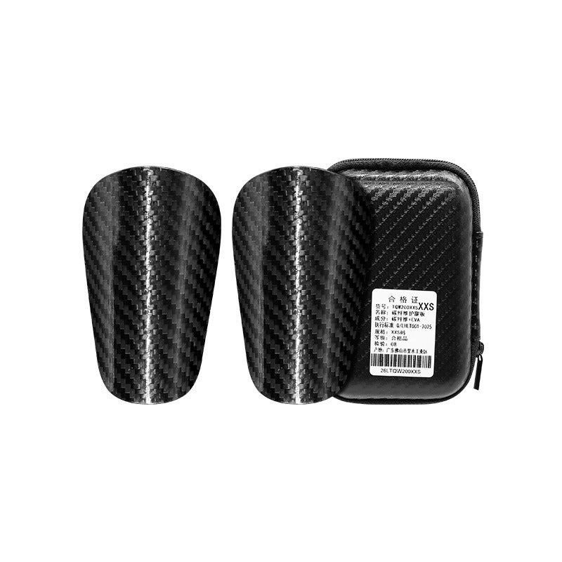 Ultra-Light Carbon Fiber Football Shin Guards Professional Soccer Leg Protector Insert Pad Thickened Mini Shin Guard