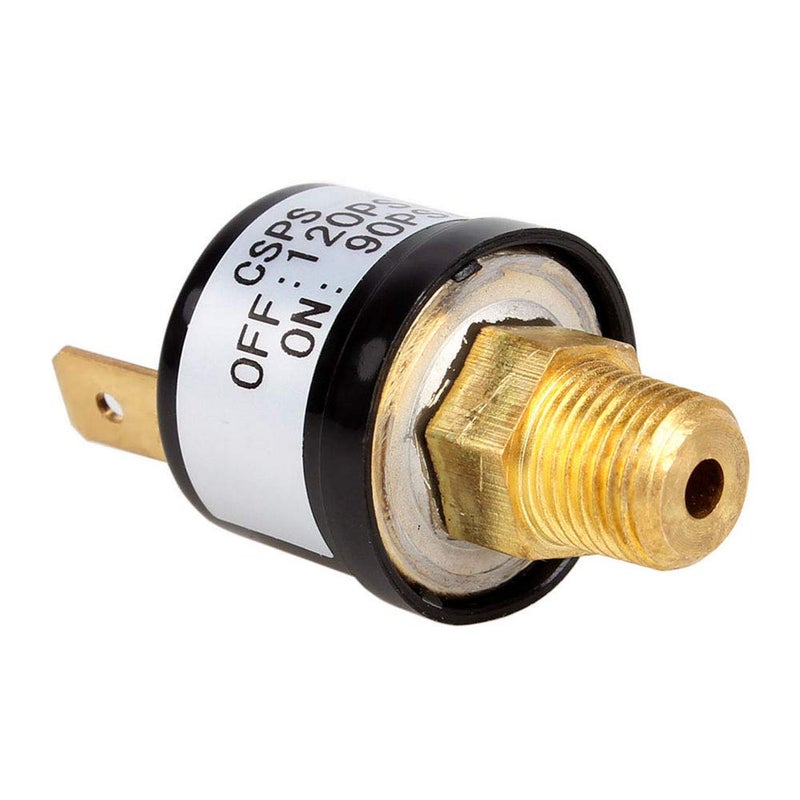 Etopar 12V Heavy Duty 90120 PSI Pressure Control Switch Valve Air Compressor Horn Pump Car Train Regulator