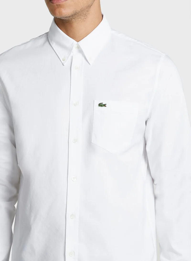 LACOSTE Essential Regular Fit Shirt