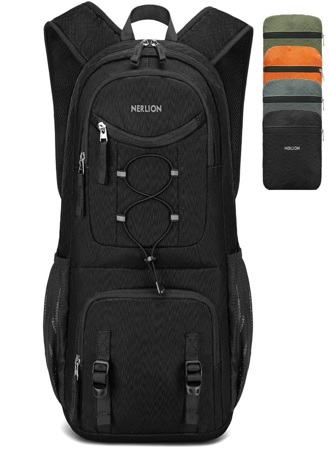 NerIion Nerlion 35L Hiking Backpack Travel Backpack for Men Women Camping Waterproof Outdoor Hiking Daypack Lightweight Backpack Black - Image 2