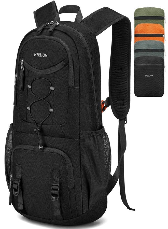 NerIion Nerlion 35L Hiking Backpack Travel Backpack for Men Women Camping Waterproof Outdoor Hiking Daypack Lightweight Backpack Black - Image 3