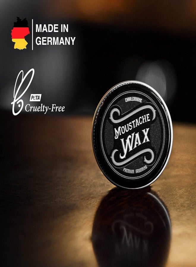 Charlemagne شمع شارب شارلمان - تثبيت قوي بالشمع الطبيعي - تم تطويره بواسطة الحلاقين وصنع في ألمانيا - شمع تصفيف الشارب واللحية للرجال - Image 4