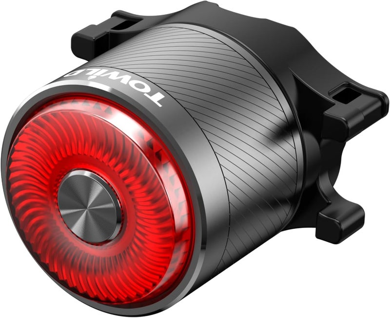 TOWILD TL05 Bike Tail Light Smart Brake Sensing Bike Rear Lights,Type-C Cable Waterproof Bicycle Back Lights Led Rechargeable Auto On/Off Taillight for Road Cycling Commuting - Image 1