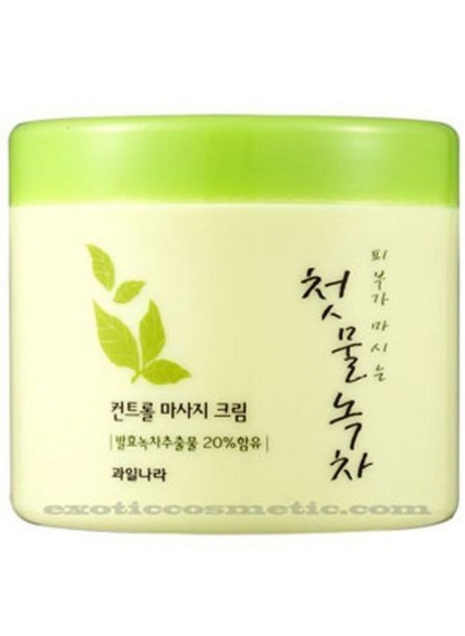 Kwailnara - [Kwailnara] The First Green Tea Control Massage Cream (Fermented Green Tea) - Image 1