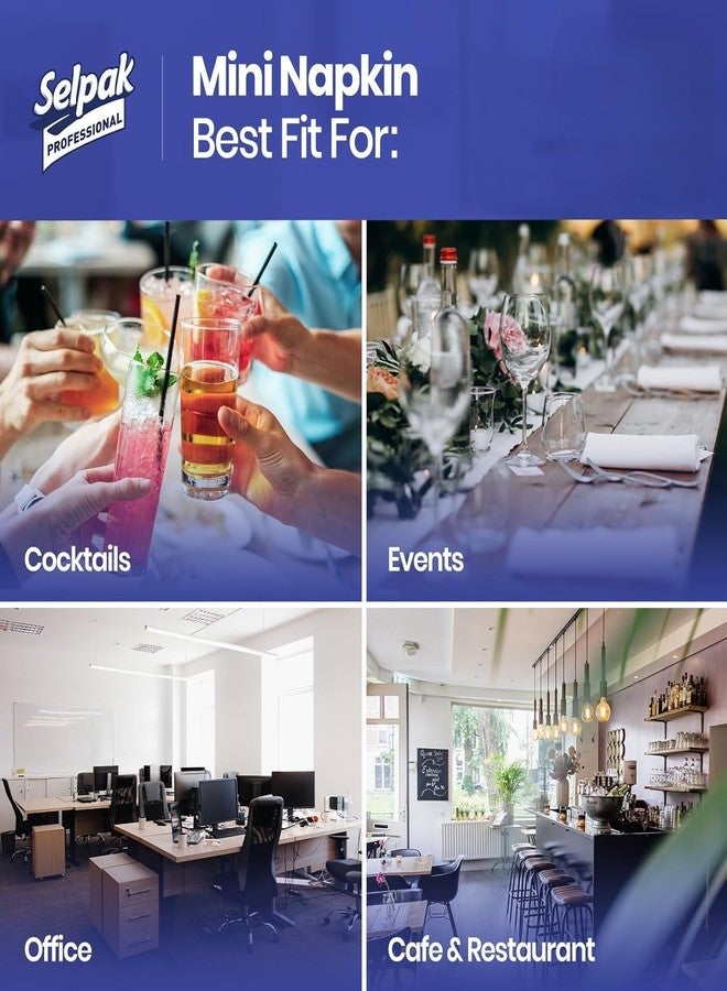 SELPAK Professional Premium V-Fold Napkins, 250 Sheets per Pack (1) - Image 4