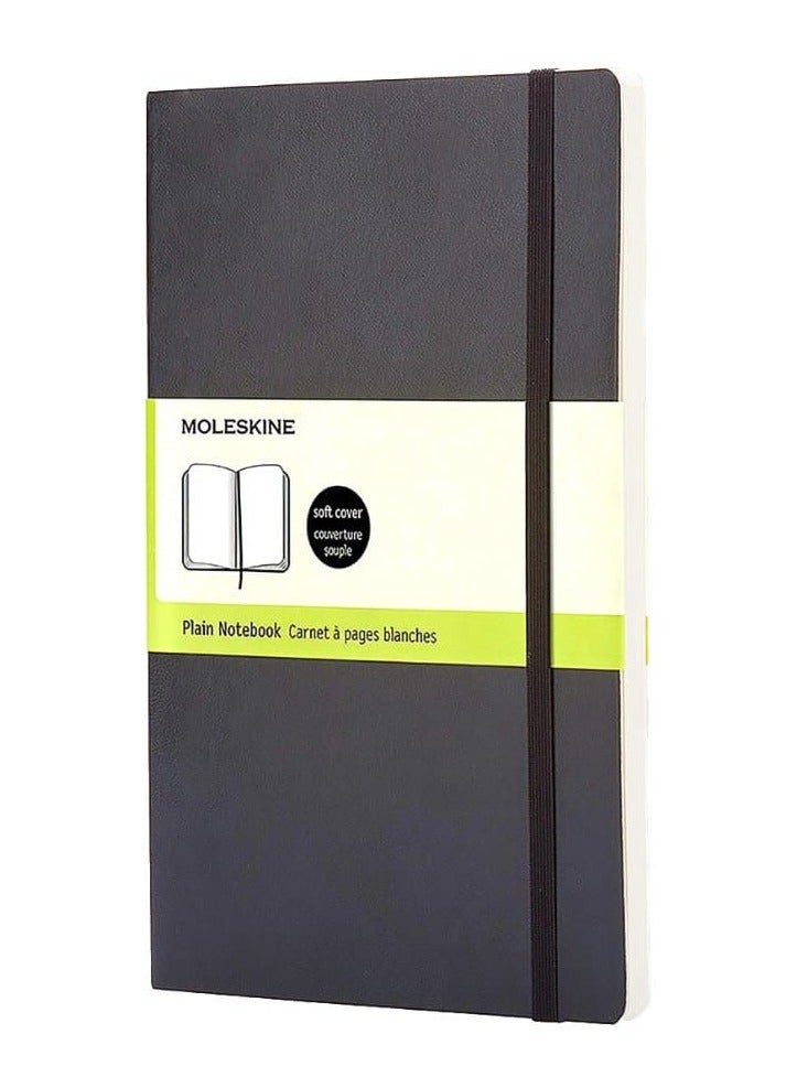 MOLESKINE Classic Notebook A5, softcover, plain, 192 pages, Black