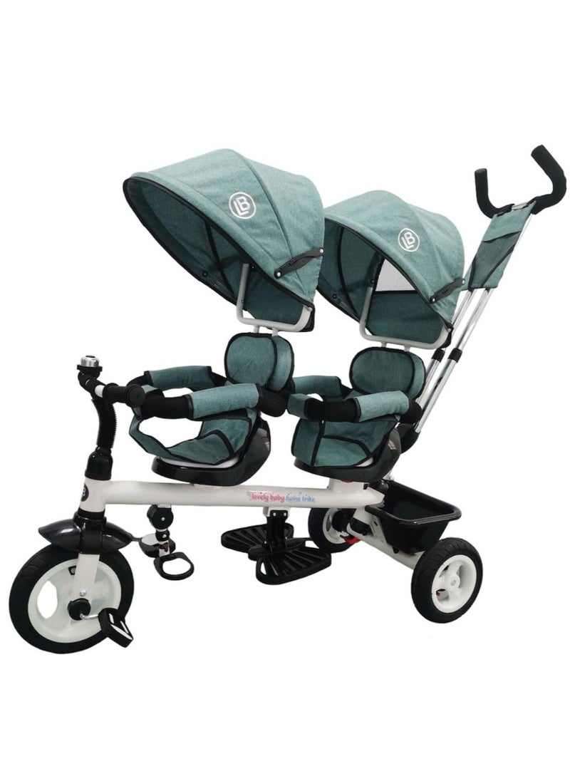 Lovely Baby Lovely Baby Twin Trike Blue 