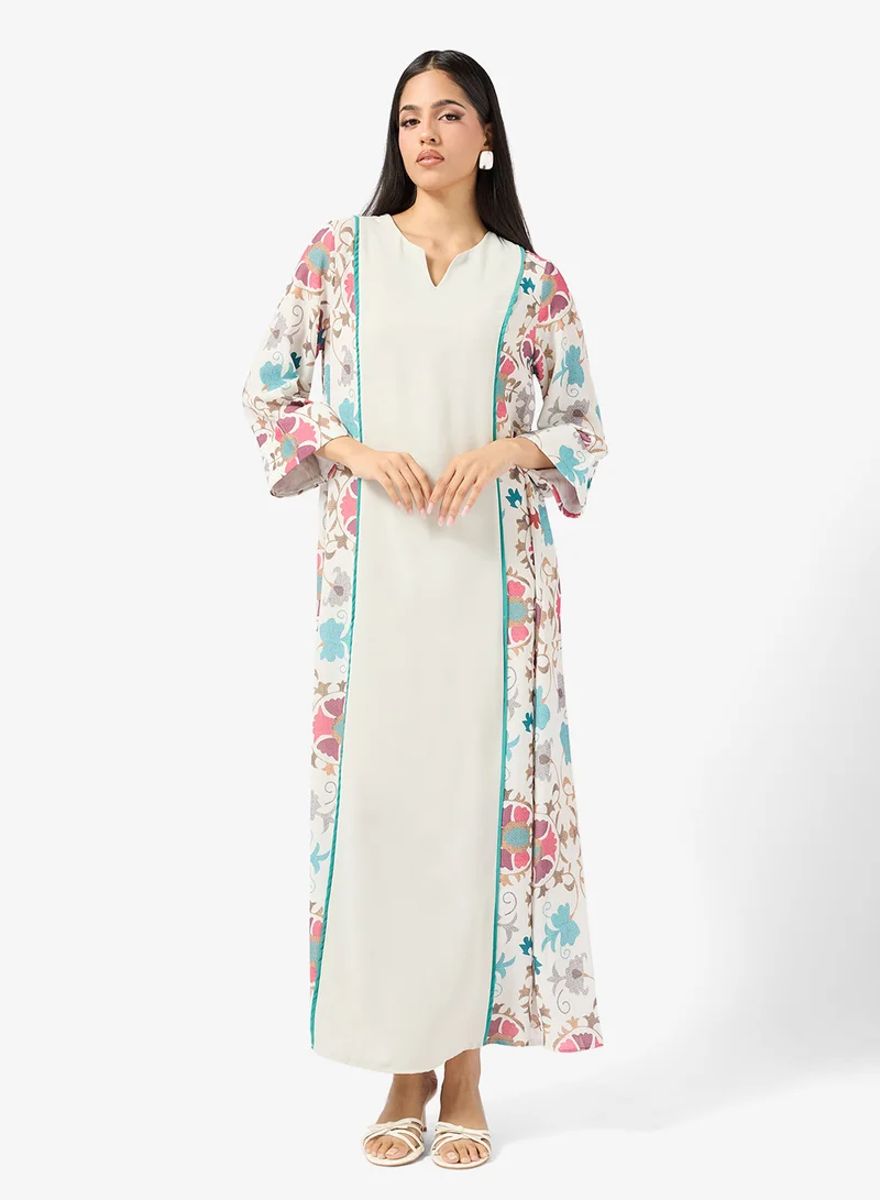Khizana  Printed Jalabiya for Women | Best Price UAE