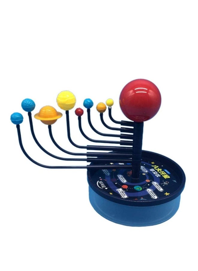 نموذج النظام الشمسي ألعاب تعليمية تسعة كواكب نموذج قبة فلكية لتعليم الطلاب الأطفال مجموعة صنع النظام الشمسي للمتعة العلمية للفتيات والفتيان تتلألأ في الظلام