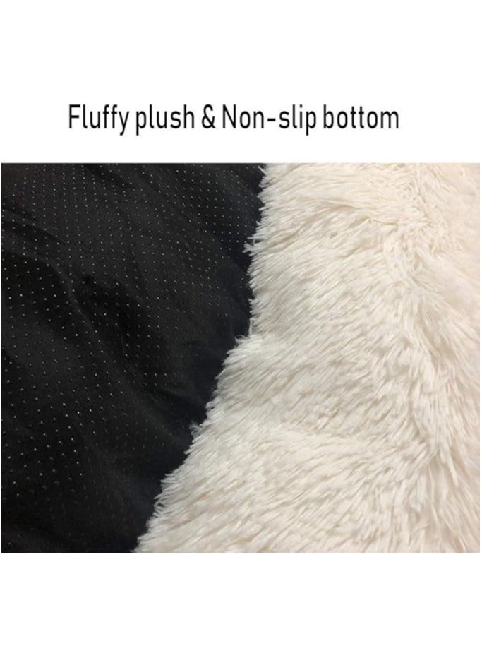 Moro Moro Orthopedic Plush Dog Bed with Soft Fur & Plastic Base – Cozy & Washable Pet Nest - Image 3