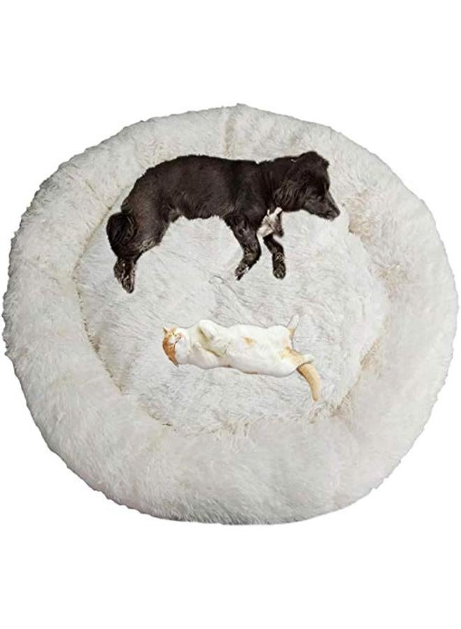 Moro Moro Orthopedic Plush Dog Bed with Soft Fur & Plastic Base – Cozy & Washable Pet Nest - Image 1