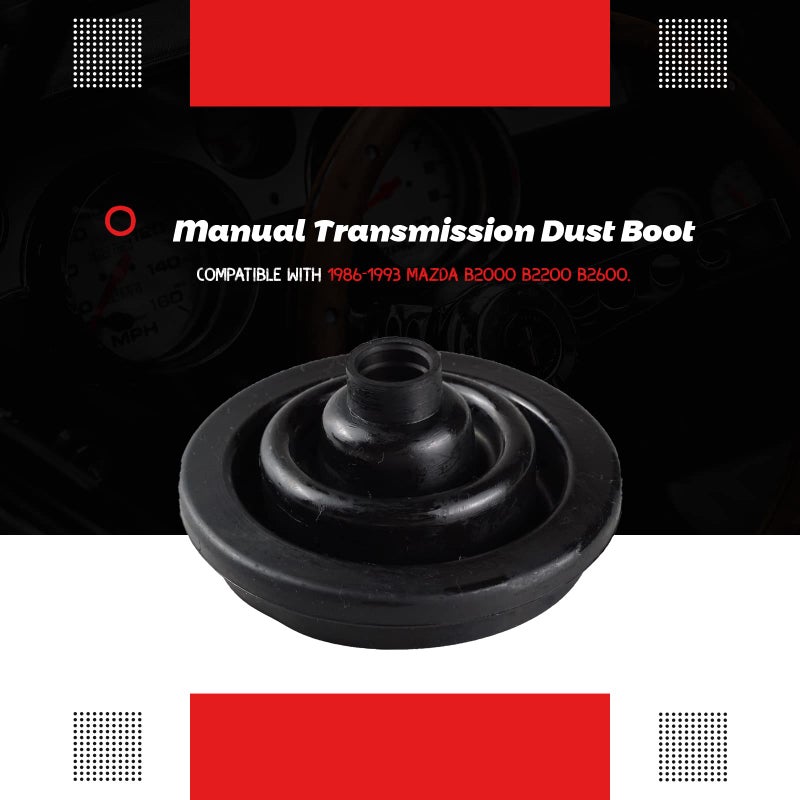 Whautole Manual Transmission Dust BootUB3964491Compatible with 19861993 Mazda B2000 B2200 B2600 - Image 4