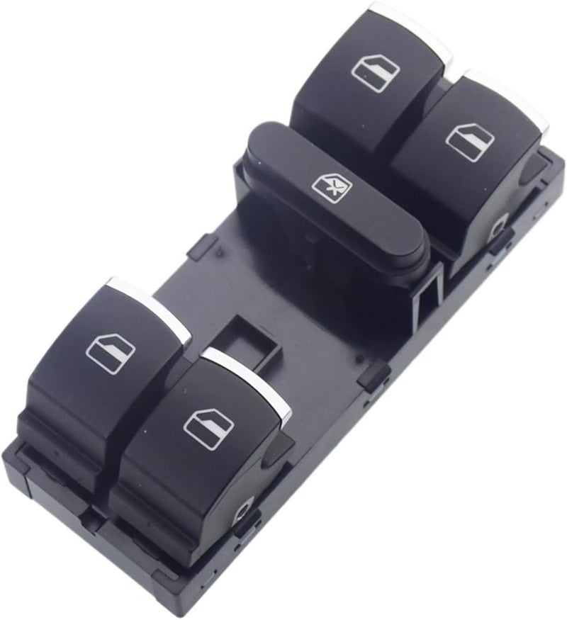QASULER Chrome Headlight and Mirror Control Switch Set - Image 5