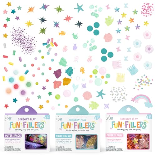 Glo Pals Fun Fillers 3 Pack Sensory Play Accessories Sensory and Mini Toys for Kids Bulk Party and Little Toys for Sensory Bins Gift Bag Stuffers and Party Favors Epic Adventure - Image 1