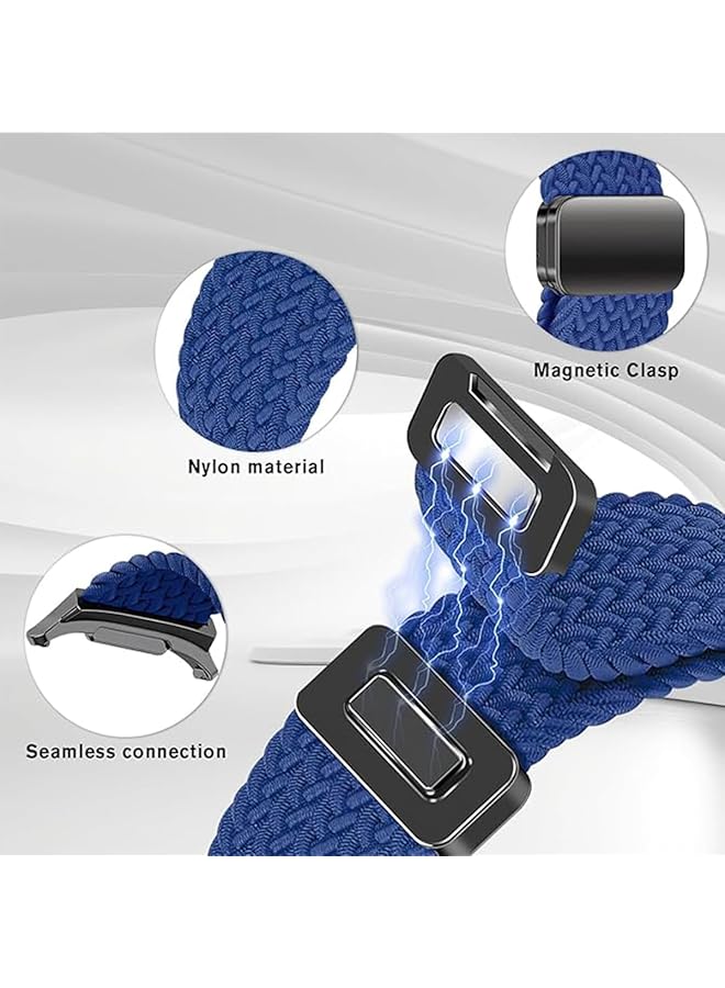 إيروريكس شريط مضفر مرن متوافق مع ساعات سامسونج جالاكسي الترا الذكية، حزام رياضي مرن من النايلون لساعة سامسونج الترا للرجال والنساء - Image 3