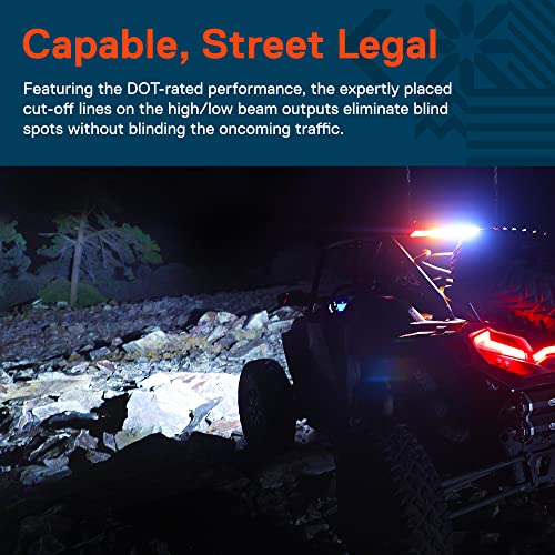 ONLINE LED STORE TRUE MODS RZR LED Headlights for Polaris RZR General XP Turbo 1000 900 2019-2023 [Rugged-Fury Design] [DOT-Rated] [Running Lights] [Metal-to-Metal] [Plug-N-Play] - Image 4