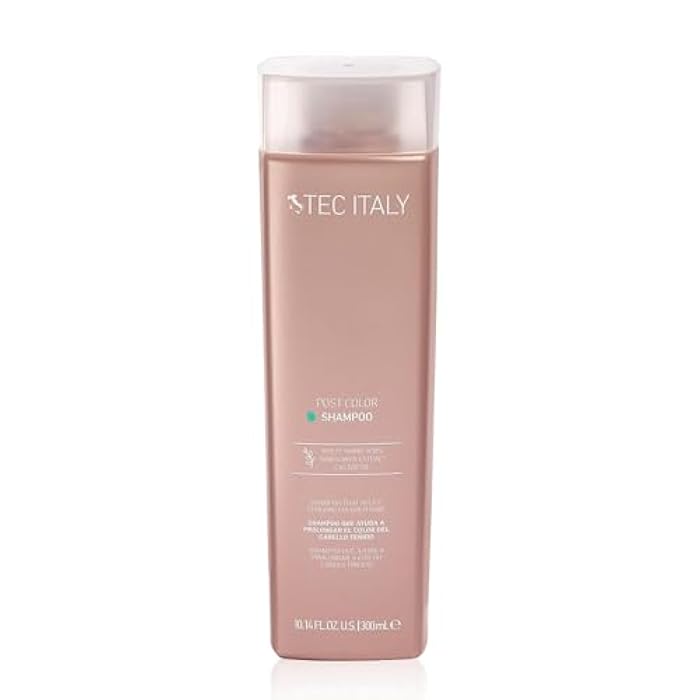 Tec Italy Post Color Shampoo for Color-Treated Hair, Helps Protect Color & Maintain Shine, Hydrating Formula with Slightly Acidic pH, 10.14 fl oz (300 ml) - Image 1