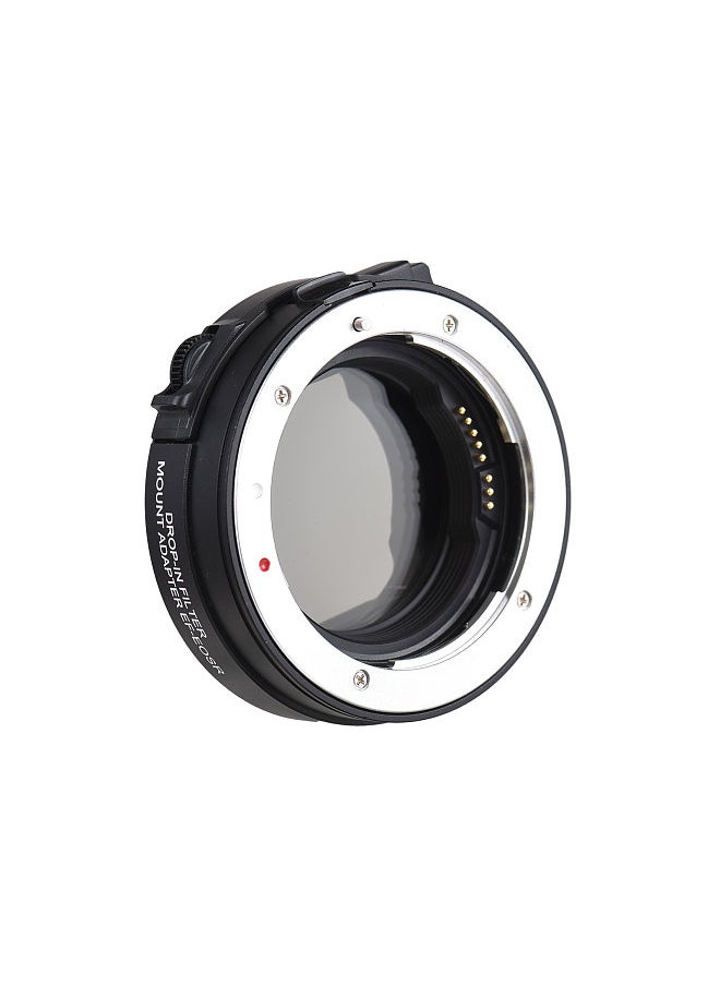 Generic - EF-EOSR PRO Lens Adapter Auto Focus Camera Mount Ring with ND Filter Electronic Aperture Control Compatible with Canon EF/EF-S Lens to Canon EOS RP/R5/R6/R3/C70/R5C/R7/R10/R8/R50 - Image 1