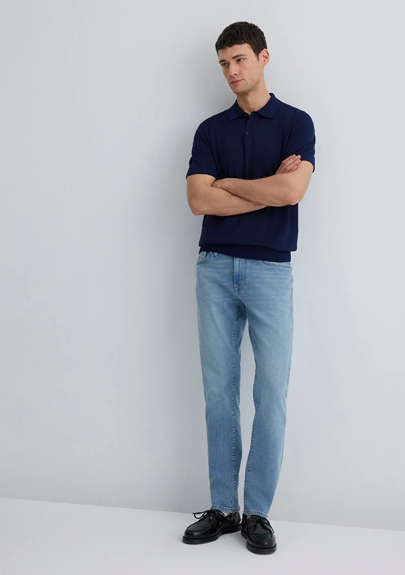 مافي Marcus Mid Sky Mavi Black Jean Pants