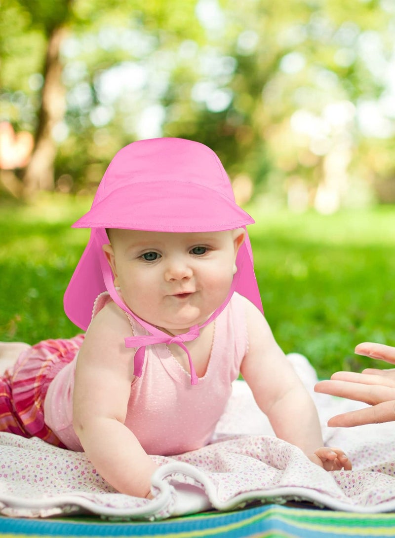 Adjustable Baby Sun Hat with UPF 50+ UV Protection for Toddlers - 2 Pack Kids Sun Hats for Boys and Girls, Perfect for Beach and Outdoor Activities. - Image 5