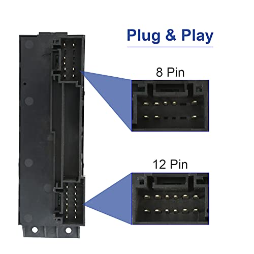 MOJTBE 15062650 Driver Side Power Window Switch Master Control Replacement for 2000 2001 2002 Chevy Silverado & GMC Sierra 1500HD 2500HD 3500, GMC Yukon XL, 2002 Avalanche, OE DS2185, 901090, 1S8326 - Image 2