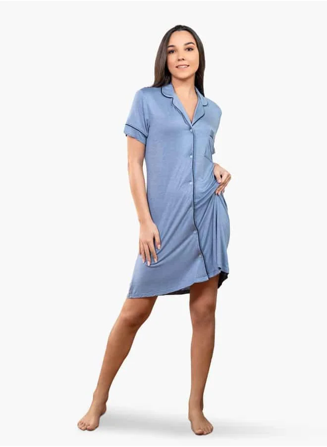 أدريا Ss Classic Sleep Shirt For Female