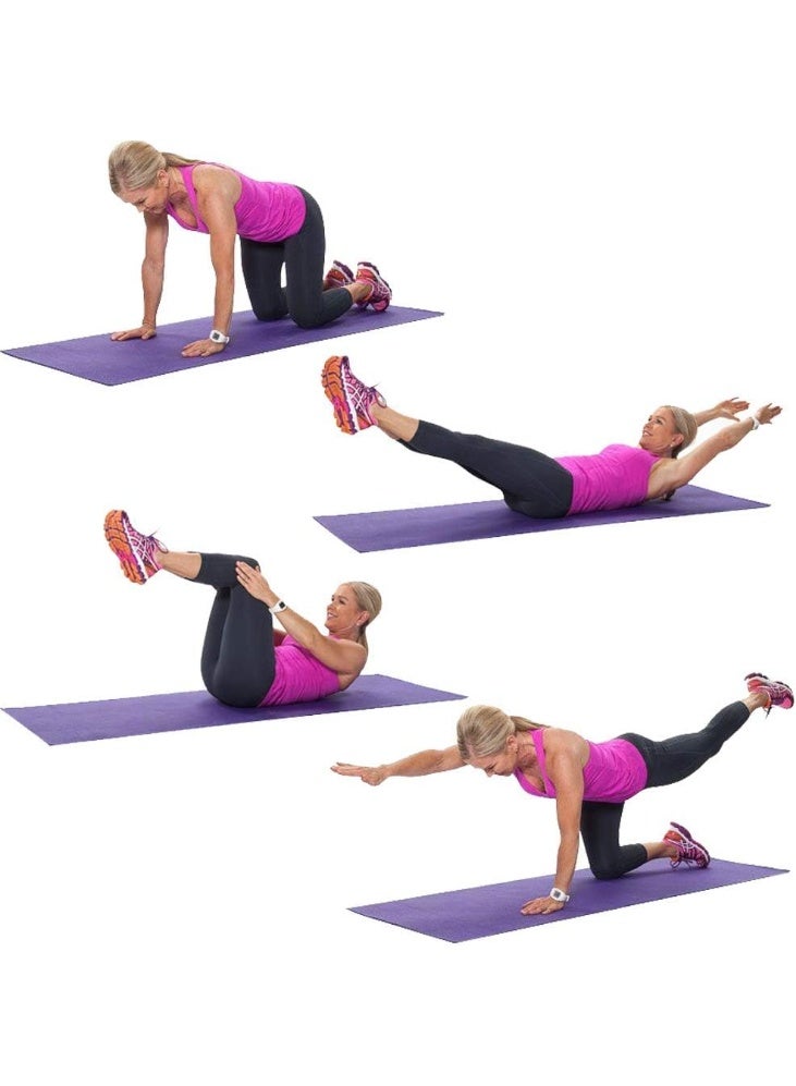 Rwnq Thick Luxury Non-Slip Exercise Mat for Yoga, Fitness, and Home - Perfect Mat for Abdominal, Core Strength, and Full Body Workouts _ Exercise Mat _ Home Sports Games _ Yoga Mat _ Abdominal Exercise  - Image 1