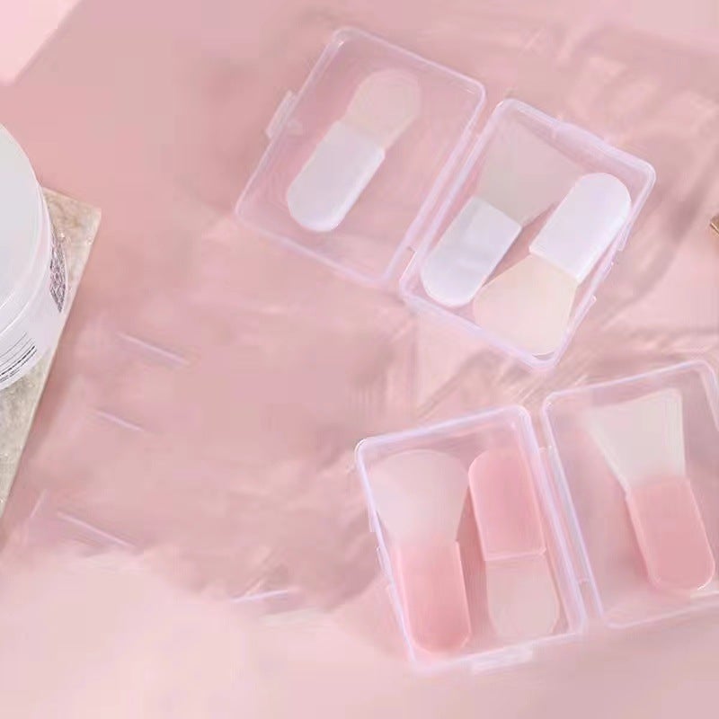 Silicone Facial Mask Brush Special Mini Small Clay Film Coated Makeup Brush Facial Beauty Tools - Image 1