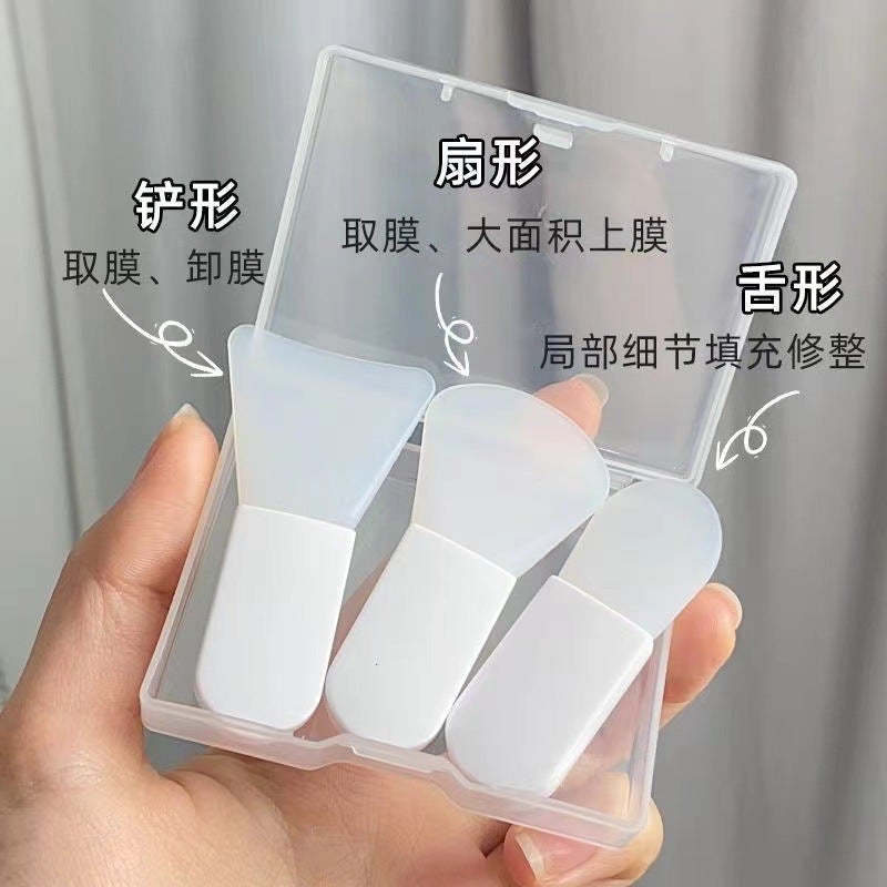 Silicone Facial Mask Brush Special Mini Small Clay Film Coated Makeup Brush Facial Beauty Tools - Image 2