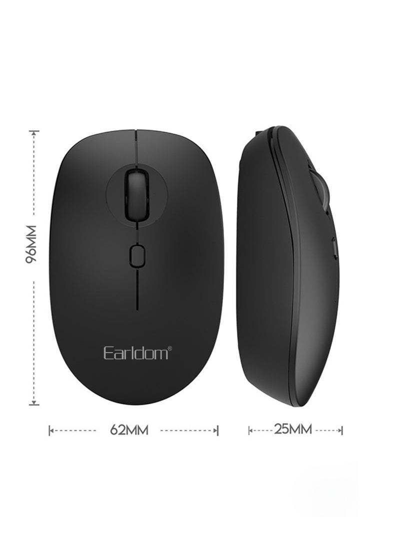 Earldom 2.4 GHz Portable Wireless Mouse – Noiseless Click, Ergonomic Design, Plug-and-Play - Image 3