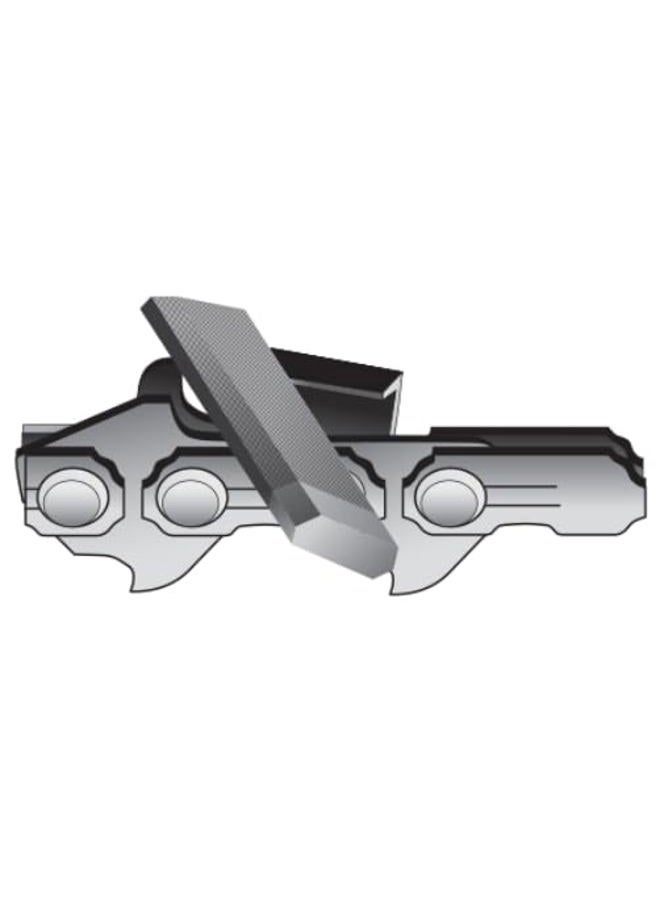 LWHwareHT Double Bevel Flat Chisel Bit Square Chisel Chainsaw File 17082-S, Replacement for PFERD OEM - Image 3