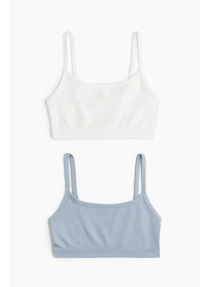 H&M 2-pack Light Support sports bras in DryMove™