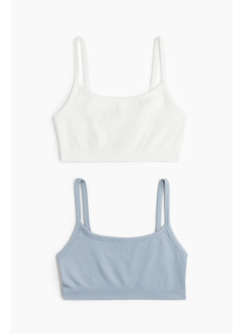 H&M 2-pack Light Support sports bras in DryMove™
