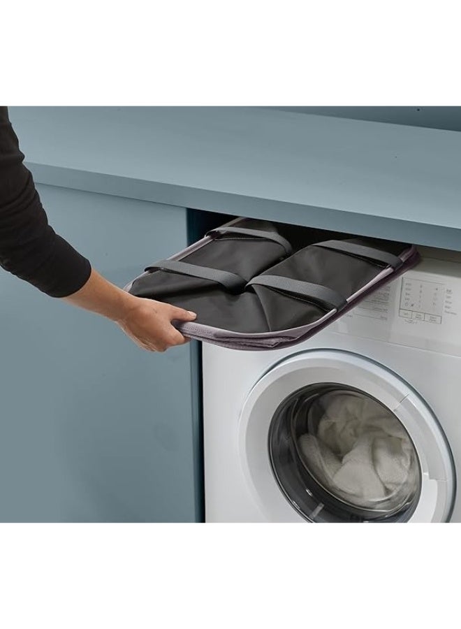 Happy Home 35-Liter / 9.2-Gallon Collapsible Laundry Basket – Durable, Moisture-Resistant Fabric Laundry Hamper with Sturdy Carry Handles – Foldable Space-Saving Design – Easy to Clean, Maintains Shape When Empty – Perfect for Dirty or Clean Laundry - Image 5