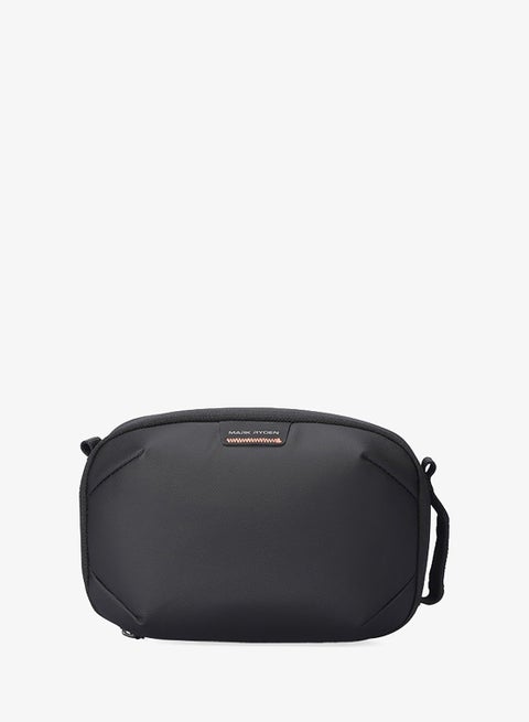"MARK RYDEN 403 Crossbody & Handbag Black - Lightweight, Detachable Shoulder Strap, Multi-Compartment Organizer for Travel