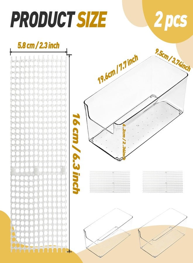 Iffitya 2 Packs Large Hermit Crab Water Tank - Ideal Hermit Crab Pool and Tank Combination - Hermit Crab Water Tank with Cuttable Climbing Ramp, Transparent - Image 2