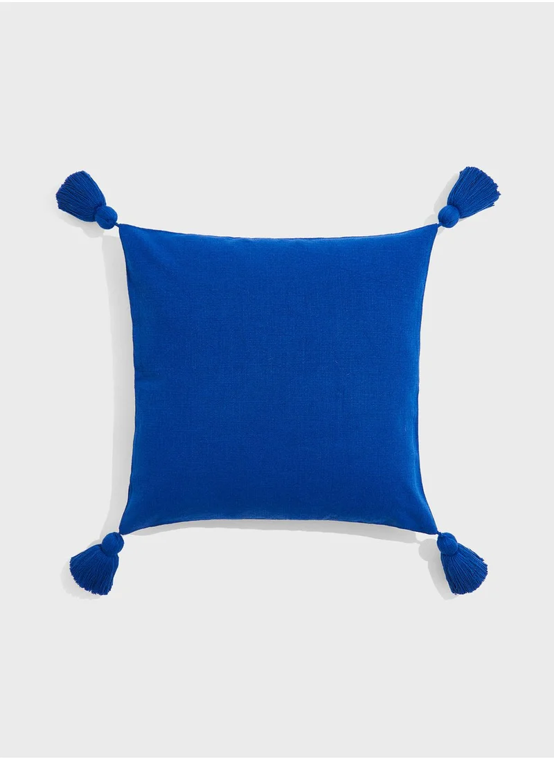 اتش اند ام Tasselled Cushion Cover